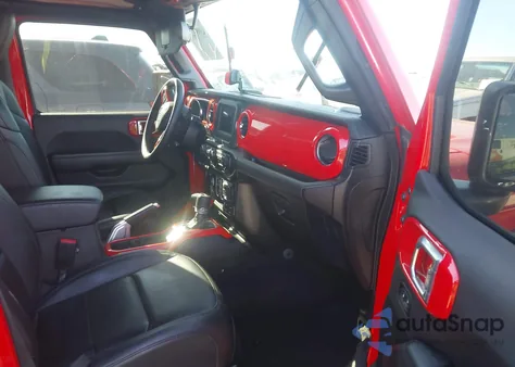 2021 Jeep Wrangler Unlimited Sahara Altitude 4X4 z USA, uszkodzony, nr VIN 1C4HJXEG0MW739824